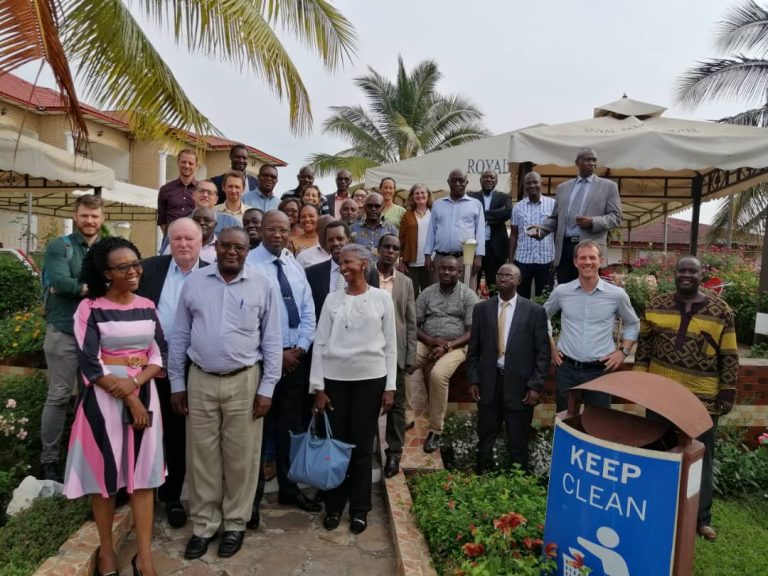 A group photo taken after an ATAB Burundi meeting